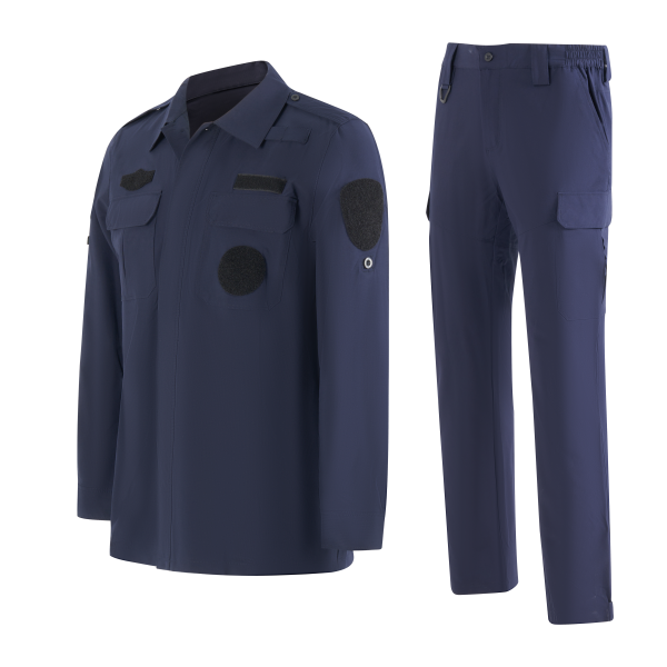 youth edition i long sleeve quick drying tactical suit navy blue