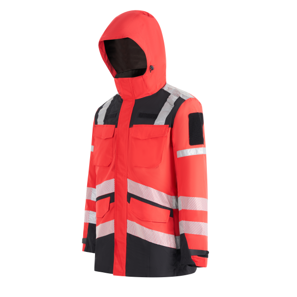 fire cliff 2 winter 3 in 1 rescue jacket red