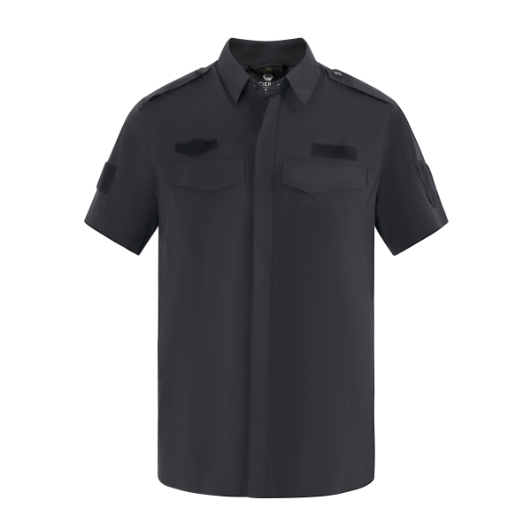 tough guy 4th generation short sleeve quick drying tactical suit black