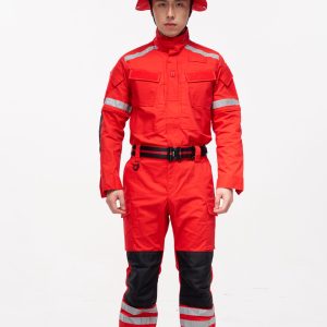 fire rock 2nd generation type b summer emergency rescue suit red