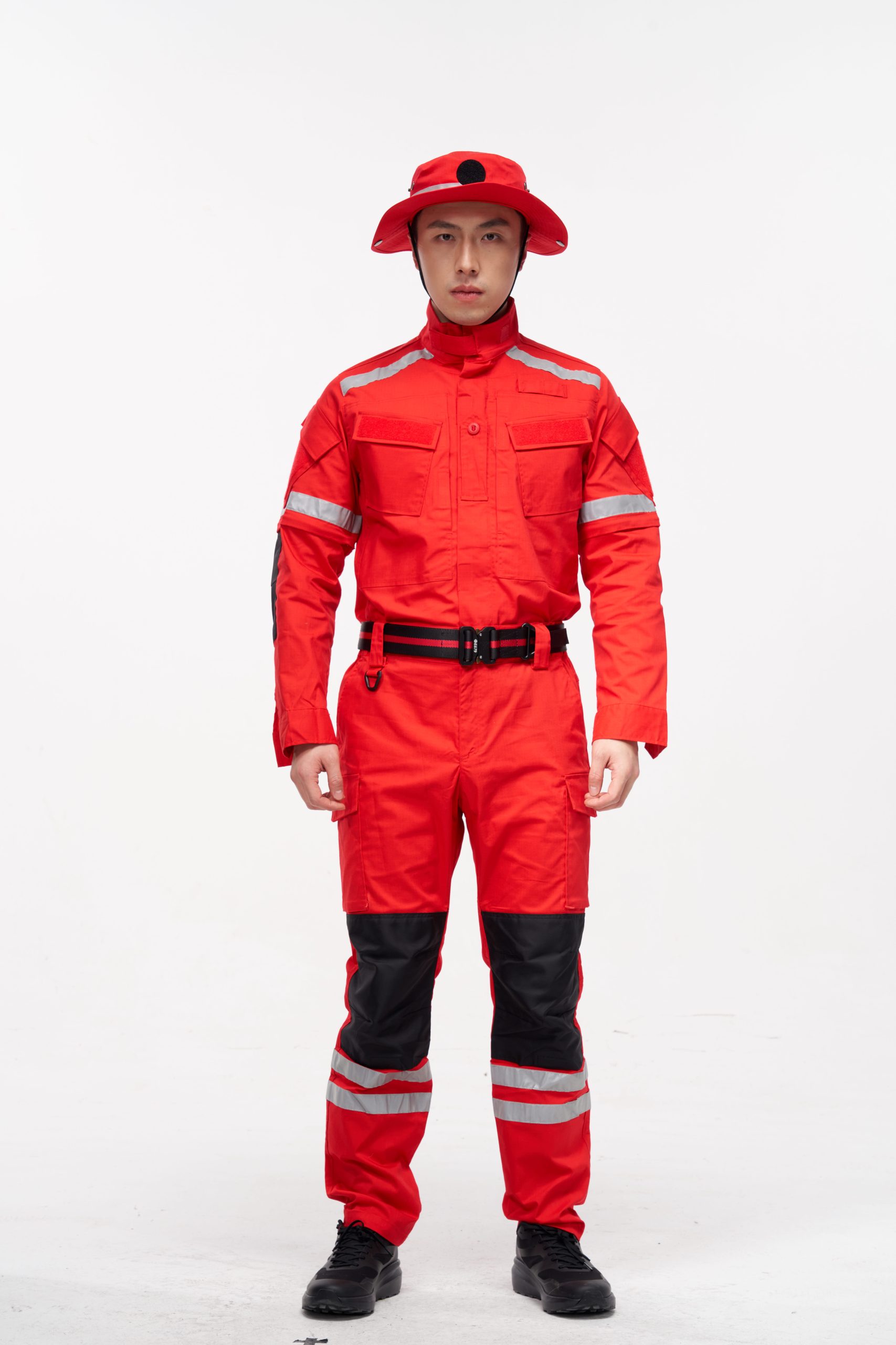fire rock 2nd generation type b summer emergency rescue suit red