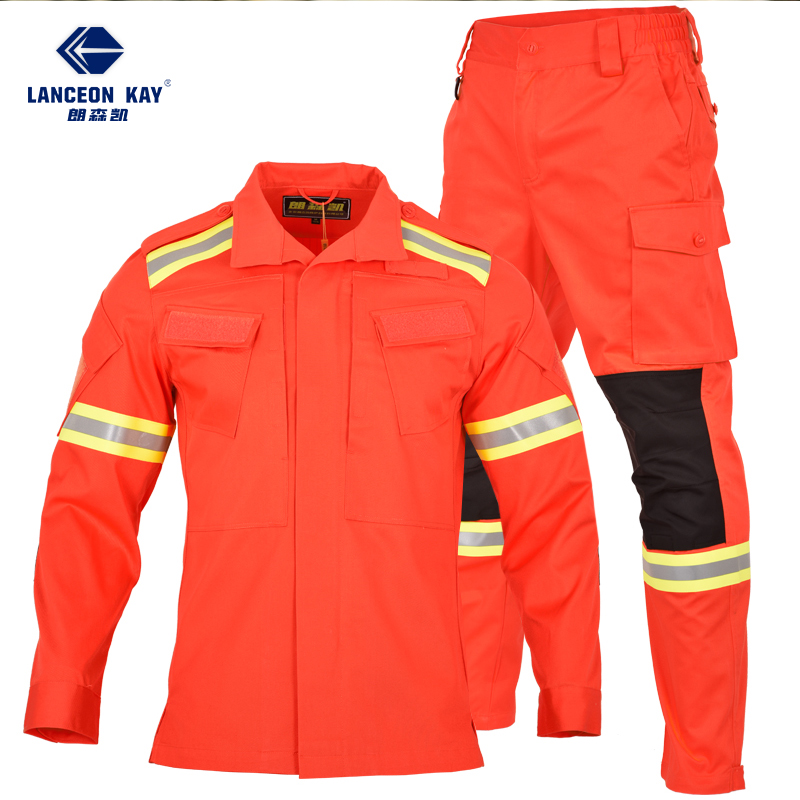 fire rock 2nd generation flame retardant rescue suit red