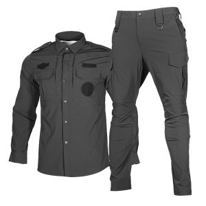 511 black quick drying long sleeved tactical uniform