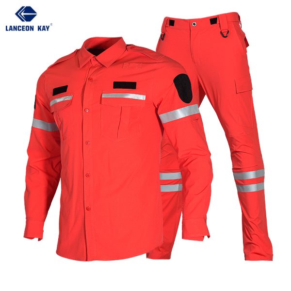 fire cliff 1 spring/summer quick drying rescue suit red