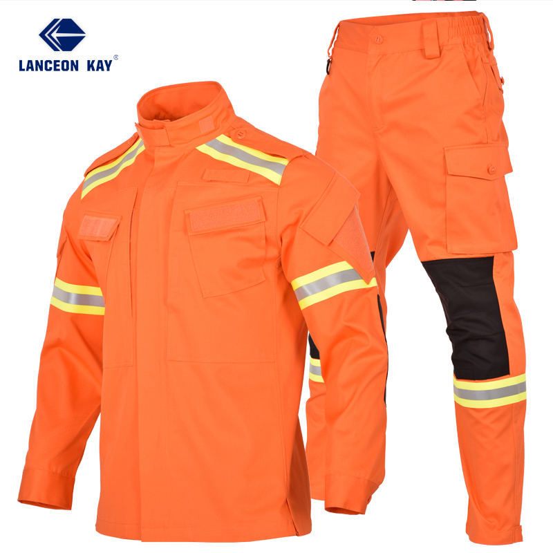 fire rock 2nd generation flame retardant rescue suit red