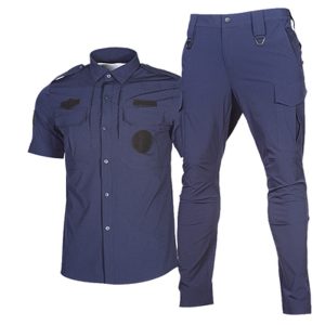 511 short sleeve quick dry tactical suit navy blue
