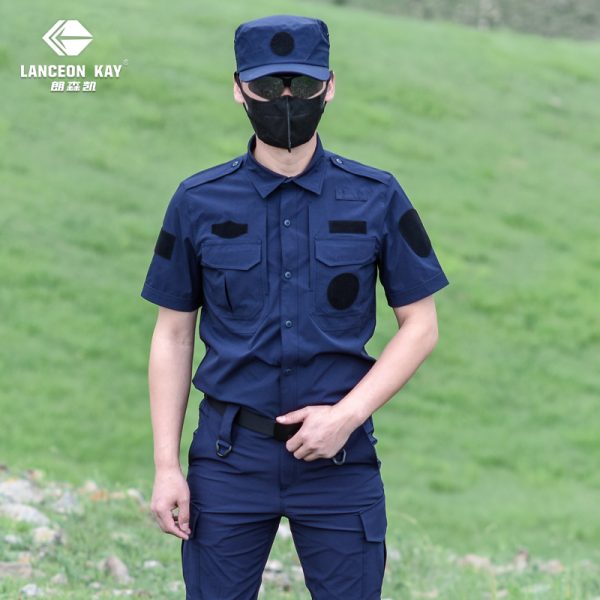 511 short sleeve quick dry tactical suit navy blue