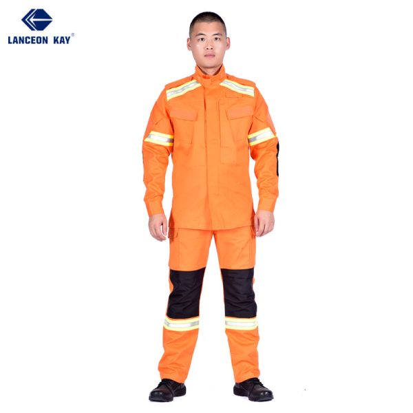 fire rock 2nd generation flame retardant rescue suit red