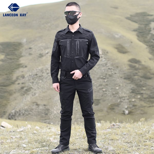 tough guy 3 long sleeve quick dry frog suit black
