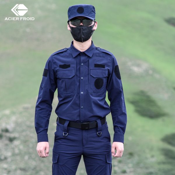 511 black quick drying long sleeved tactical uniform