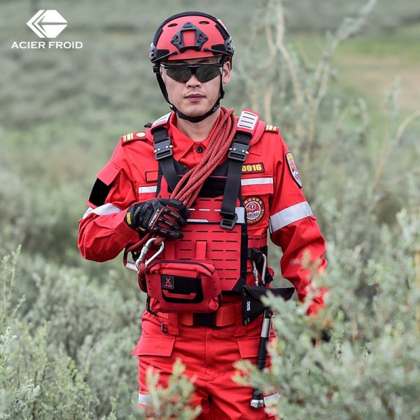 fire rock 1 spring and summer emergency rescue suit red