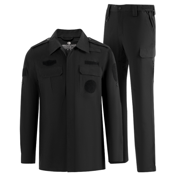 youth edition i long sleeve quick drying tactical suit black