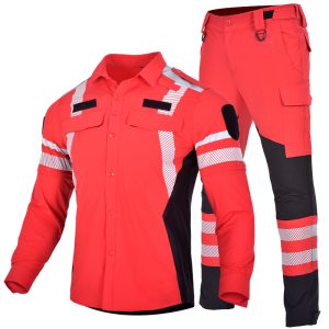 fire cliff 2 spring/summer quick drying rescue suit red