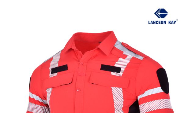 fire cliff 2 spring/summer quick drying rescue suit red