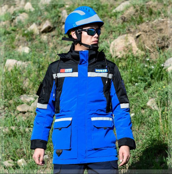 retrograde 1 winter emergency rescue cotton jacket sky blue