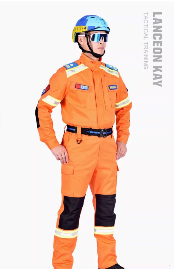 fire rock 2nd generation flame retardant rescue suit red