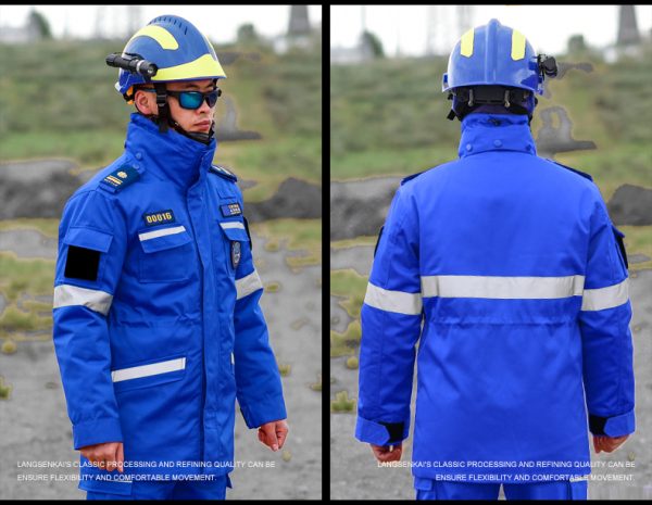 fire rock 1 autumn and winter emergency rescue suit sky blue