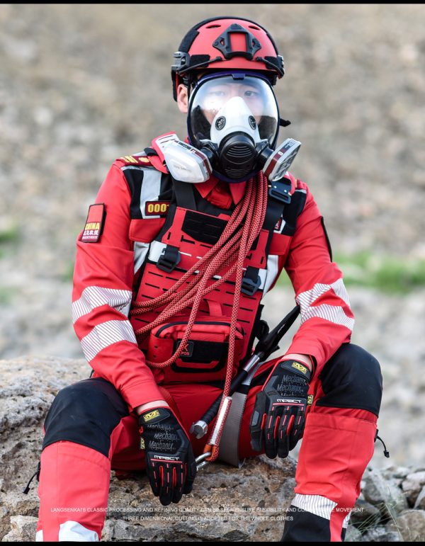 fire cliff 2 autumn and winter quick dry rescue suit sky blue