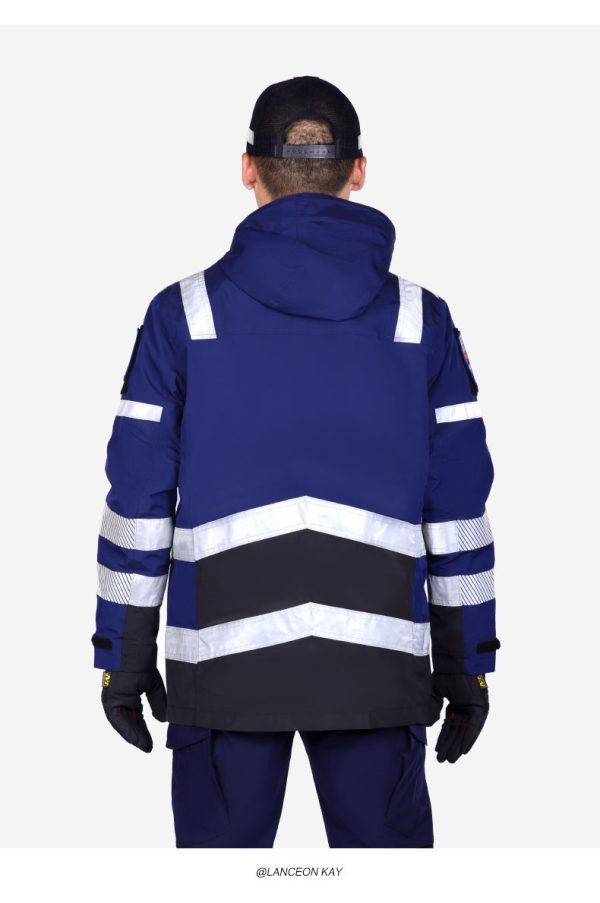 fire cliff 2 winter 3 in 1 rescue jacket navy