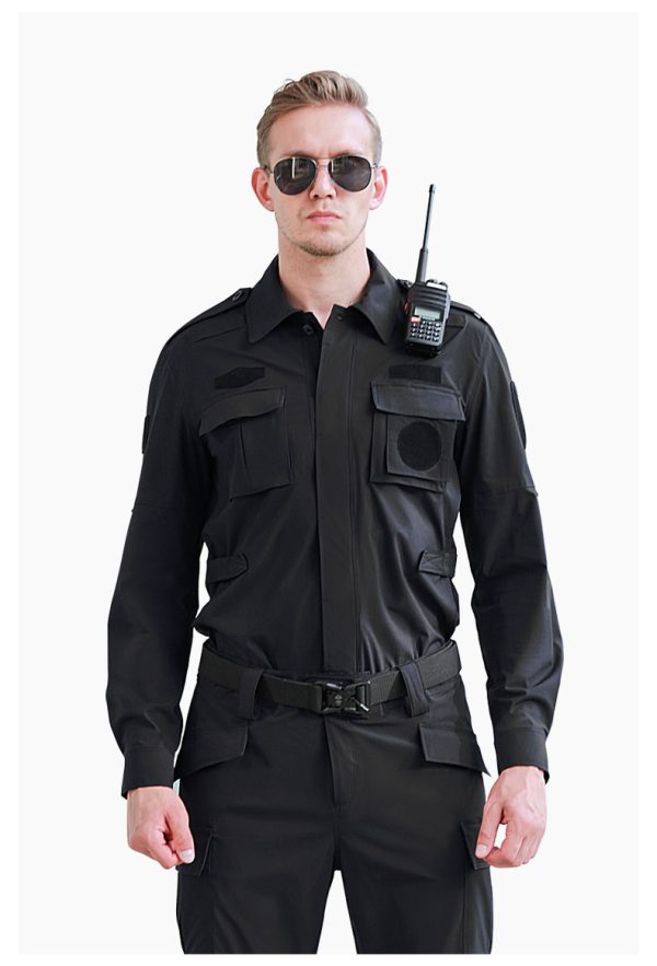 type 21 a type long sleeved quick drying combat training uniform black