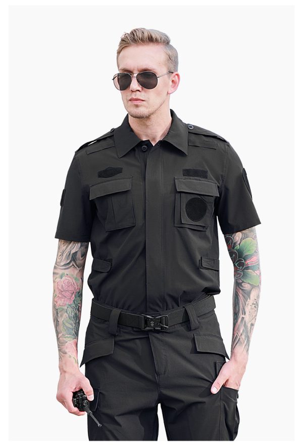 type 21 a type short sleeved quick drying combat training uniform black