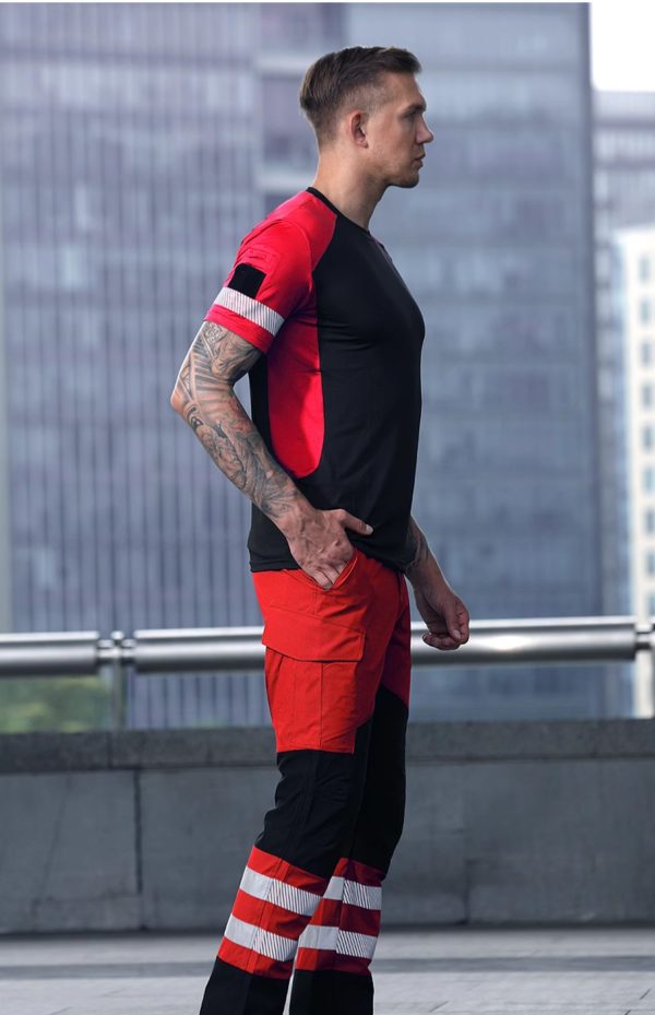 fire cliff 2 summer rescue t shirt red